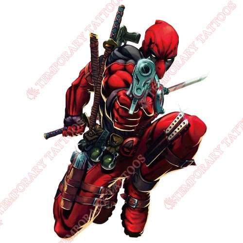 Deadpool Customize Temporary Tattoos Stickers NO.398